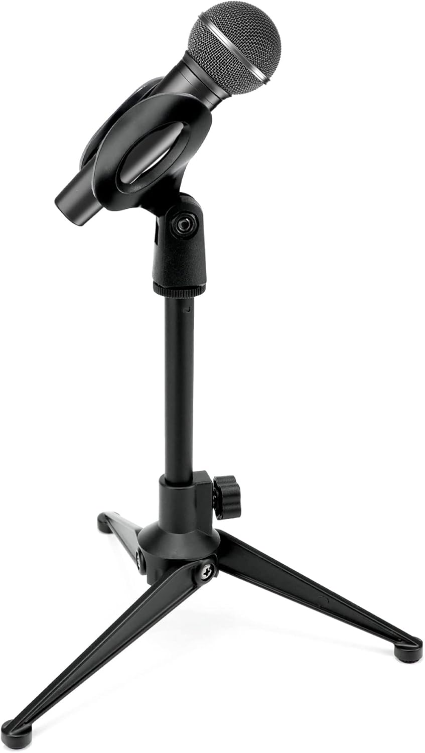 Desktop microphone tripod
